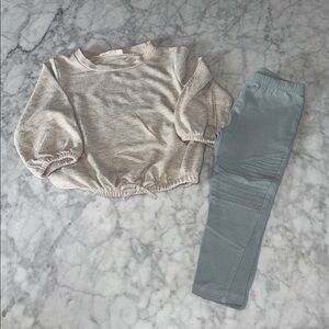 Jessica Simpson Neutral Toddler Outfit 2T